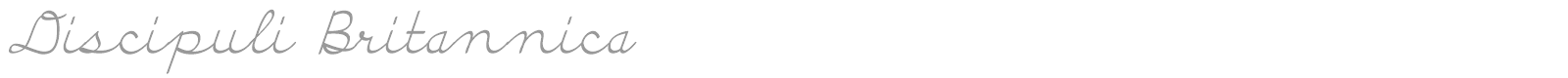 Discipuli Britannica font preview